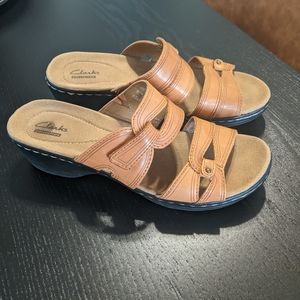 Clark's  slip on sandal